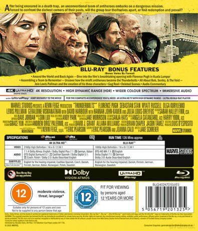 Marvel Studios' Thunderbolts [Blu-Ray 4K]+[Blu-Ray]