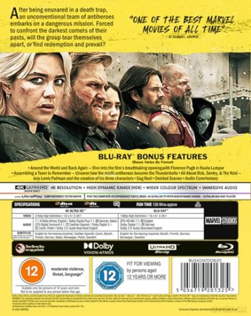 Marvel Studios' Thunderbolts [Blu-Ray 4K]+[Blu-Ray]