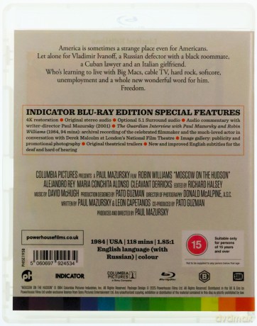 Moscow On The Hudson (Moskwa nad rzeką Hudson) [Blu-Ray]