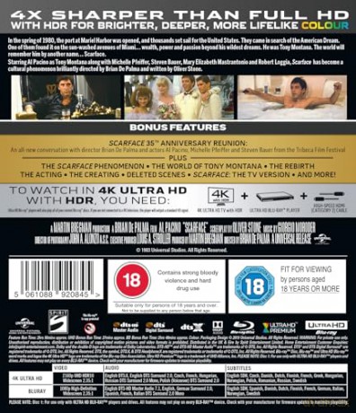 Scarface (Człowiek z blizną) [Blu-Ray 4K]+[Blu-Ray]