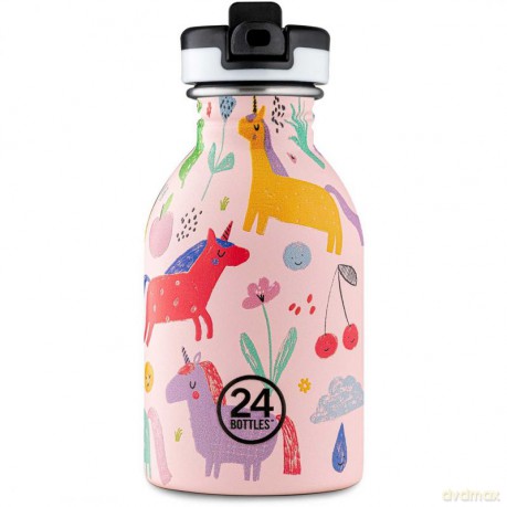 Butelka ze sportową nakrętką 24 Bottles - Kids Collection - Urban Bottle 250 ml w. Sports Lid - Magic Friends