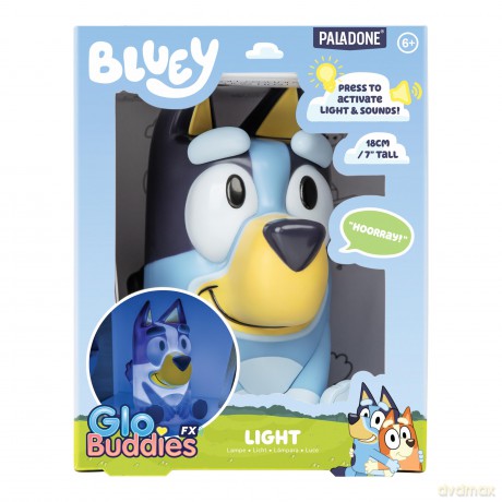 Bluey lampka GloBuddies z dźwiękiem (wysokość: 18 cm) / Bluey Light GloBuddies with sound (high: 18 cm)
