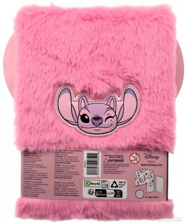 Disney Lilo i Stitch notatnik pluszowy - Andzia / DISNEY LILO & STITCH (ANGEL) PLUSH NOTEBOOK