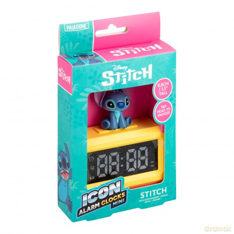 Disney Stitch mini alarm (wysokość: 8,8 cm) / Disney Stitch Icon Alarm Clock Mini (high: 8,8 cm)