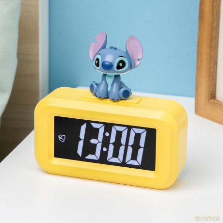 Disney Stitch mini alarm (wysokość: 8,8 cm) / Disney Stitch Icon Alarm Clock Mini (high: 8,8 cm)