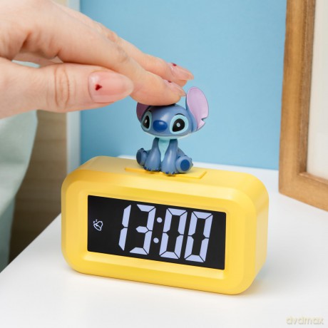 Disney Stitch mini alarm (wysokość: 8,8 cm) / Disney Stitch Icon Alarm Clock Mini (high: 8,8 cm)