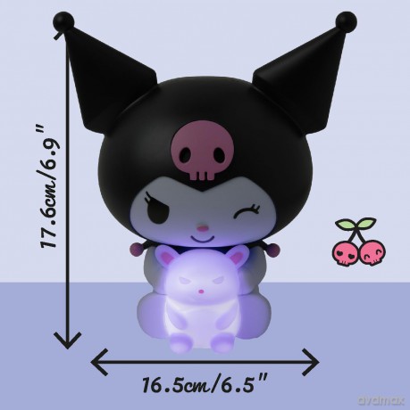 Lampka Kuromi GloBuddies (wysokość: 16 cm) / Kuromi GloBuddies Light (high: 16 cm)