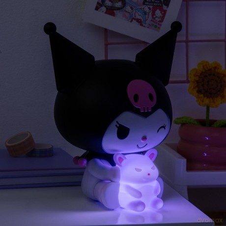 Lampka Kuromi GloBuddies (wysokość: 16 cm) / Kuromi GloBuddies Light (high: 16 cm)