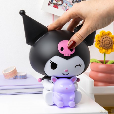Lampka Kuromi GloBuddies (wysokość: 16 cm) / Kuromi GloBuddies Light (high: 16 cm)