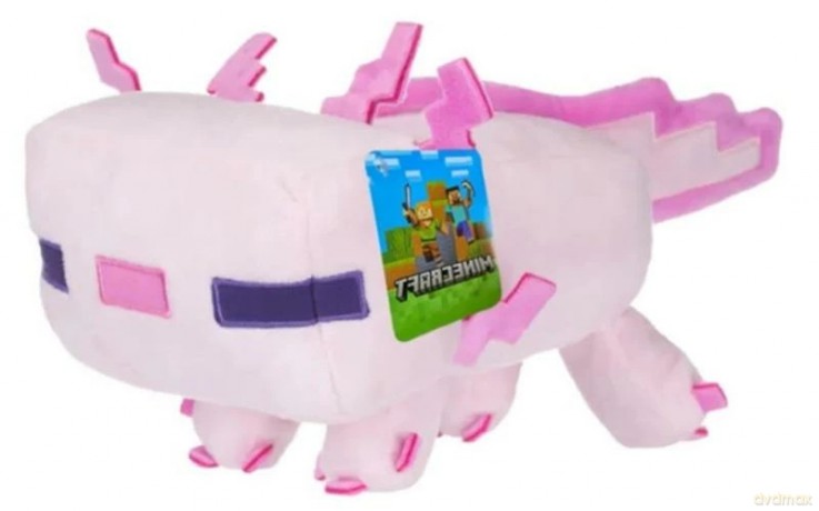 Minecraft pluszak Axolotl - długość (z ogonem): 30 cm