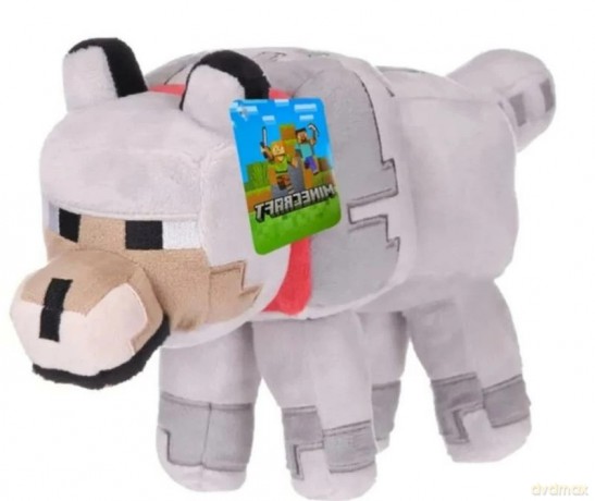 Minecraft pluszak wilk 17cm