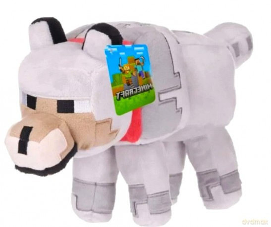 Minecraft pluszak wilk 17cm