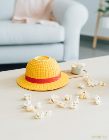 One Piece miska 3D Słomkowy Kapelusz (500 ml) / One Piece Straw Hat Monkey D. Luffy 3D Bowl (500 ml)