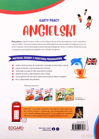Angielski. Klasa 3. Karty pracy - Sabina Piłat [KSIĄŻKA]
