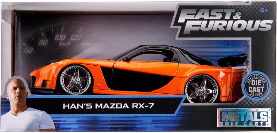 Auto Szybcy i wściekli Mazda RX-7 1:24