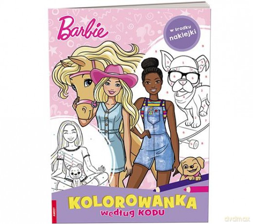 Barbie Kolorowanka według kodu KKO-1101 [KSIĄŻKA]