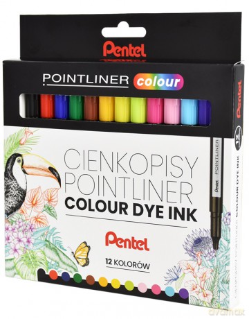 Cienkopis pointliner S40-ST 12 kolorów