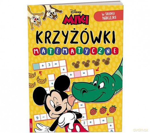 Disney Miki Krzyżówki matematyczne KRZ-9102 [KSIĄŻKA]