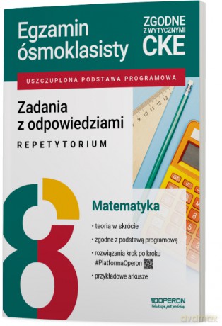 Egzamin ósmoklasisty 2026 Matematyka Zadania z odpowiedziami Repetytorium - Małgorzata Pająk, Anna Konstantynowicz [KSIĄŻKA]