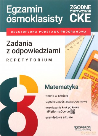 Egzamin ósmoklasisty 2026 Matematyka Zadania z odpowiedziami Repetytorium - Małgorzata Pająk, Anna Konstantynowicz [KSIĄŻKA]