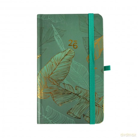 Kalendarz 2026 kieszonkowy tygodniowy Złote liście [KALENDARZ]