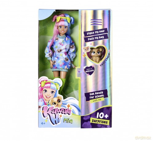 Lalka Kawaii Hi Mia i piesek Choco