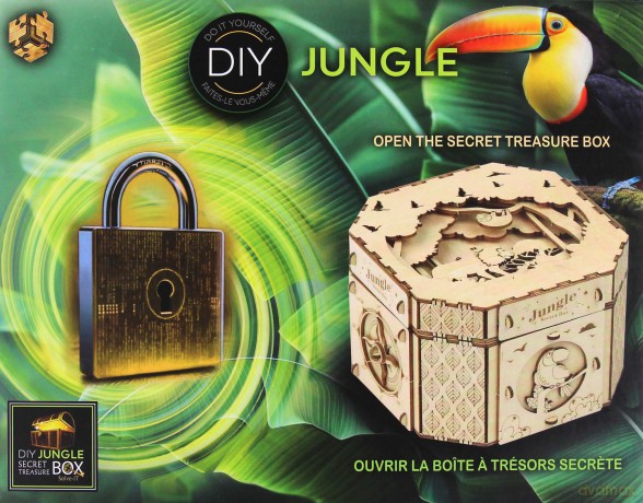 Łamigłówka Treasure Box Jungle Secret diy poziom 3/4 [GRA]