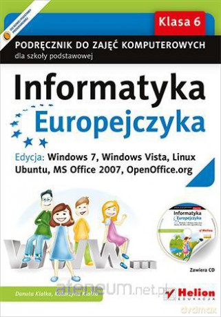 Informatyka Europejczyka SP 6 podr Win 7 NPP 2014 [KSIĄŻKA]