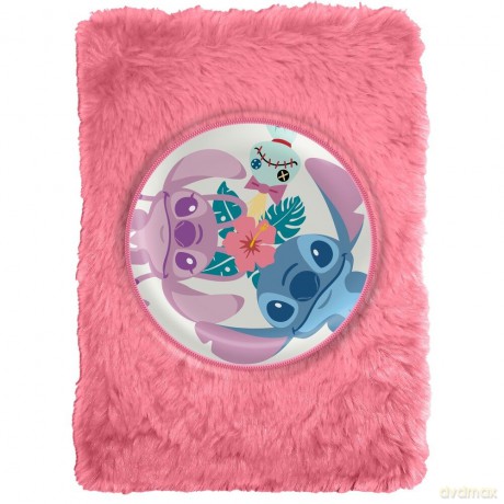 Notatnik w pluszowej okładce Stitch ST00081
