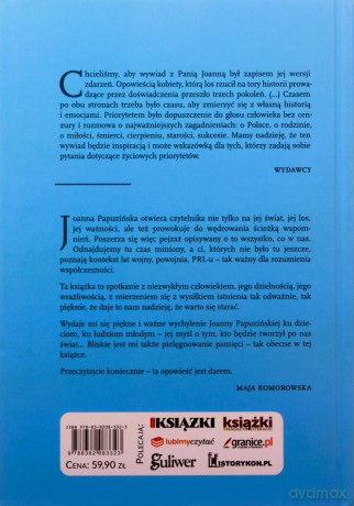 Od Asiuni do Joanny. Życie pod Bajdułem - Joanna Papuzińska, Anna Sobowiec [KSIĄŻKA]