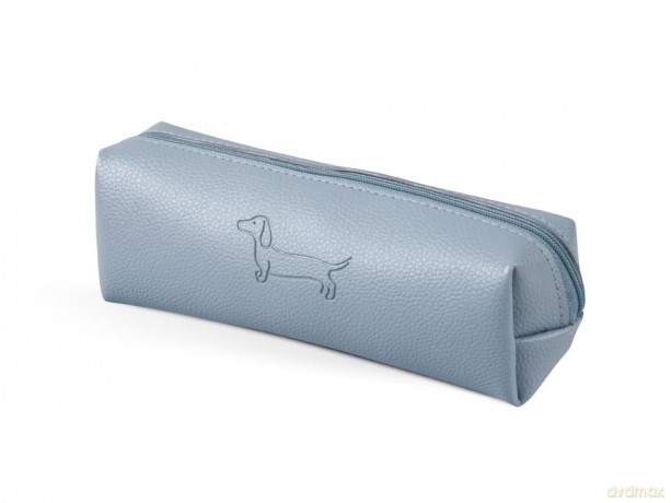 Piórnik saszetka mini cube Sharky light gray