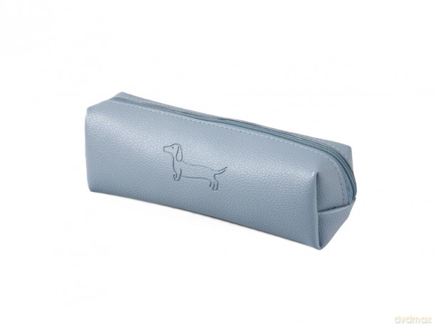 Piórnik saszetka mini cube Sharky light gray