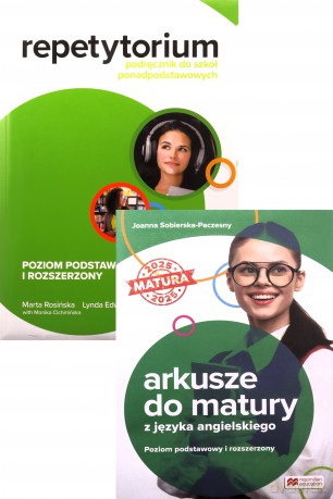 Repetytorium Podręcznik do szkół ponadpodstawowych Język angielski Poziom podstawowy i rozszerzony Pack z arkuszami [KSIĄŻKA]