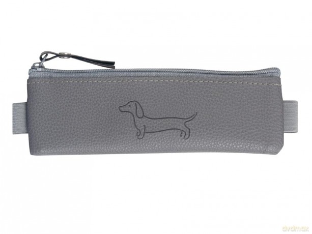 Saszetka mini z gumką na zeszyt Sharky dark gray
