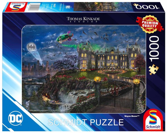 SCHMIDT 1000 el. PQ T.Kinkade Batman Rezydencja Bruce'a Wayne'a 113551 [PUZZLE]
