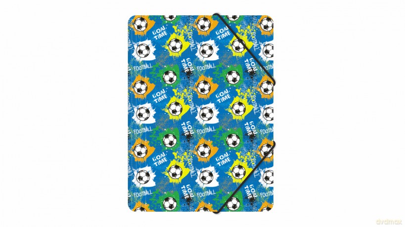 Teczka z gumką A4 pp z nadrukiem football