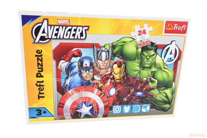 TREFL 24 Maxi Zawsze Sprawiedliwi Disney Marvel the Avengers 14378 [PUZZLE]