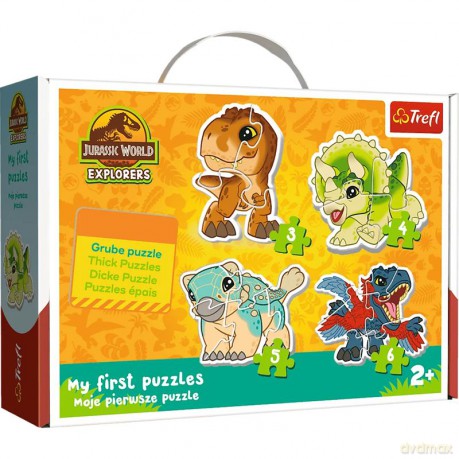 TREFL PUZZLE Baby Classic Urocze dinozaury 36138 [PUZZLE]