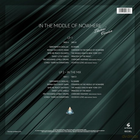 Thomas Anders: In The Middle Of Nowhere [2xWinyl]