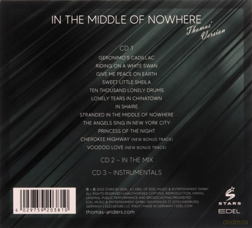 Thomas Anders: In The Middle Of Nowhere [3CD]