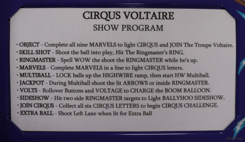 Cirqus Voltaire Flipper
