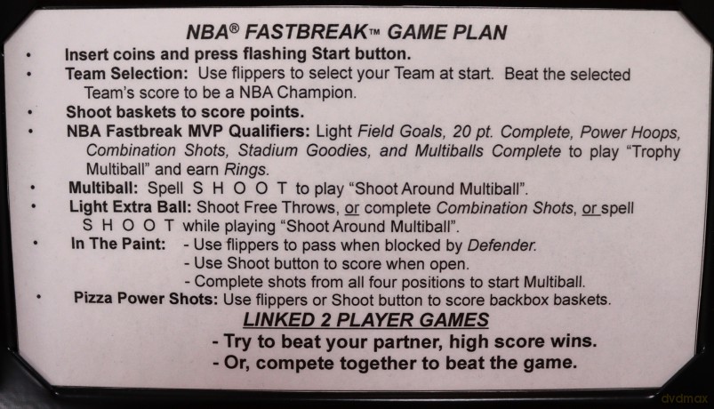 NBA Fastbreak Flipper