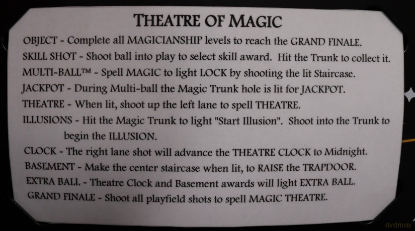 Theatre Of Magic Flipper