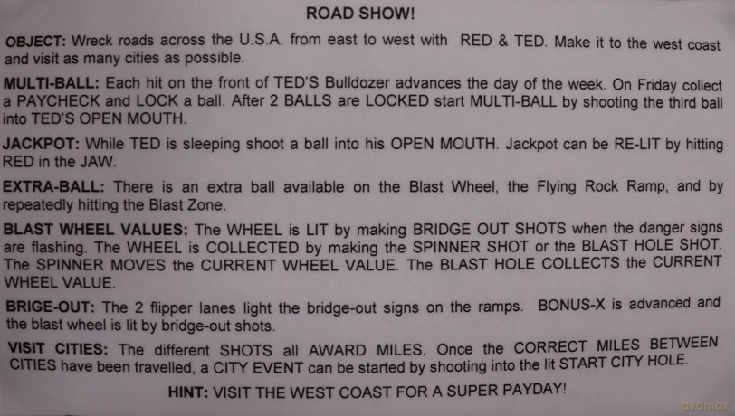 Red & Ted's Road Show Flipper