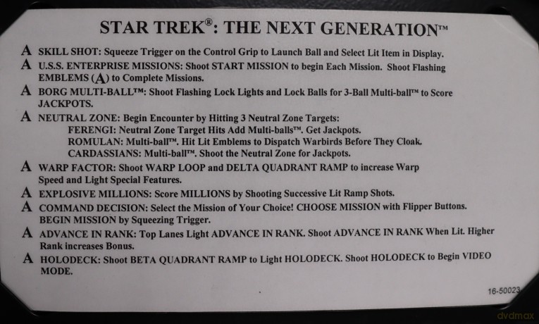 Star Trek The Next Generation Flipper