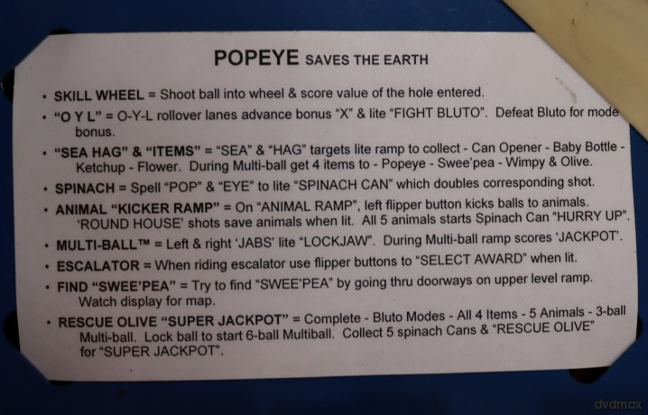 Popeye Saves the Earth Flipper