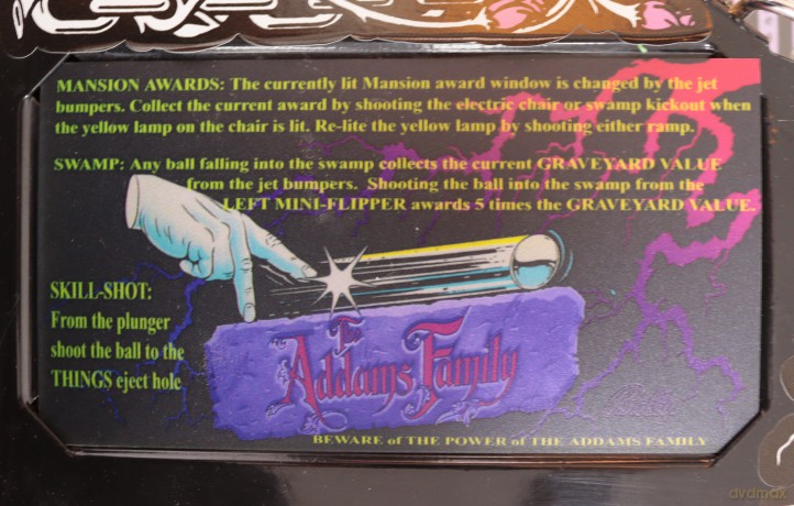 The Addams Family Flipper
