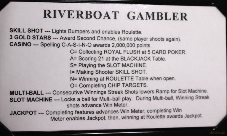 Riverboat Gambler Flipper