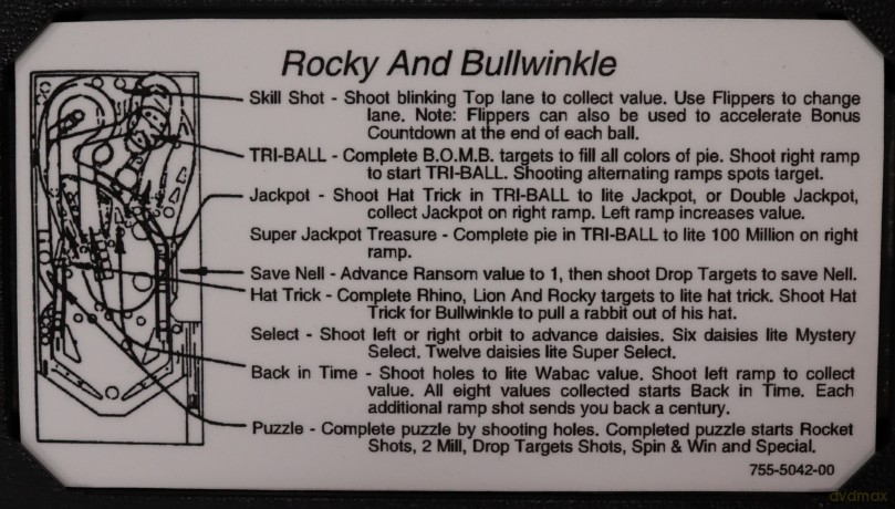 Adventures of Rocky And Bullwinkle Flipper