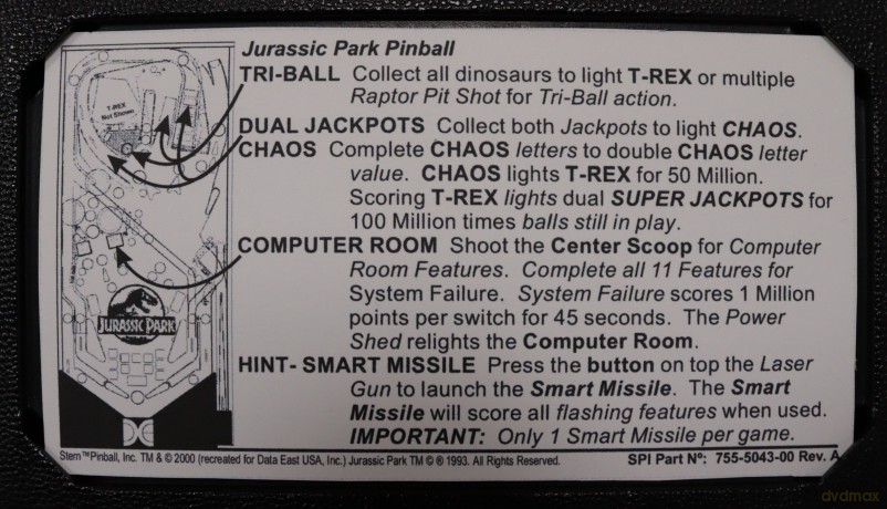 Jurassic Park Flipper